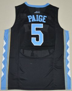 Maillot De Basket NCAA 2016 North Carolina Tar Heels Marcus Paige 5 College Basketball Noir